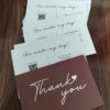 Thankyou Cards