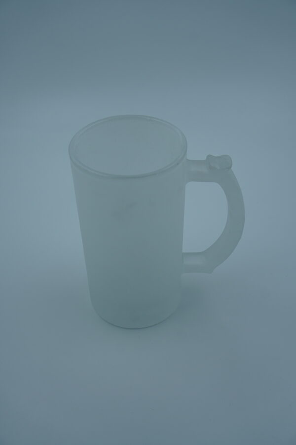 Personalised Photo Frosted Glass Beer Mug