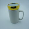 Customised Ceramic Photo Mug with Mirror Gold-Plated Lid