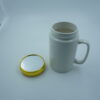 Customised Ceramic Photo Mug with Mirror Gold-Plated Lid