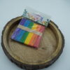 Coloured wooden stick