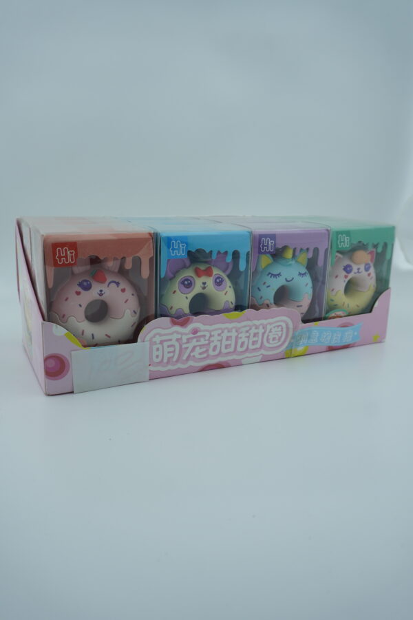 AG-E-01-A Cute Animal Donut Erasers