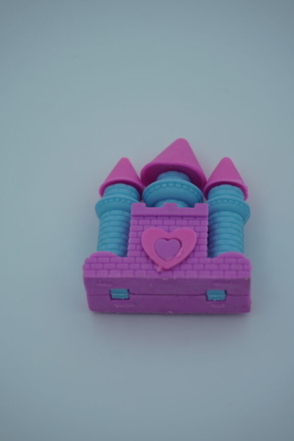 castle-shaped 3D erasers