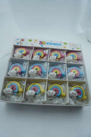 3D Cloud & Rainbow Eraser
