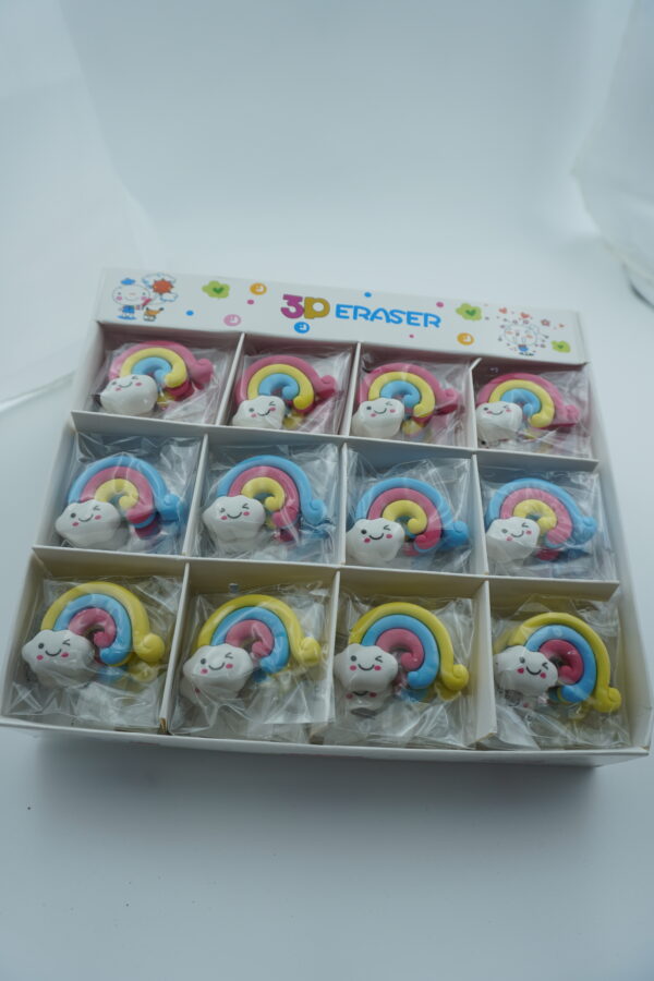 3D Cloud & Rainbow Eraser
