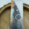 Revolver Gun-Shaped Metal Keychain
