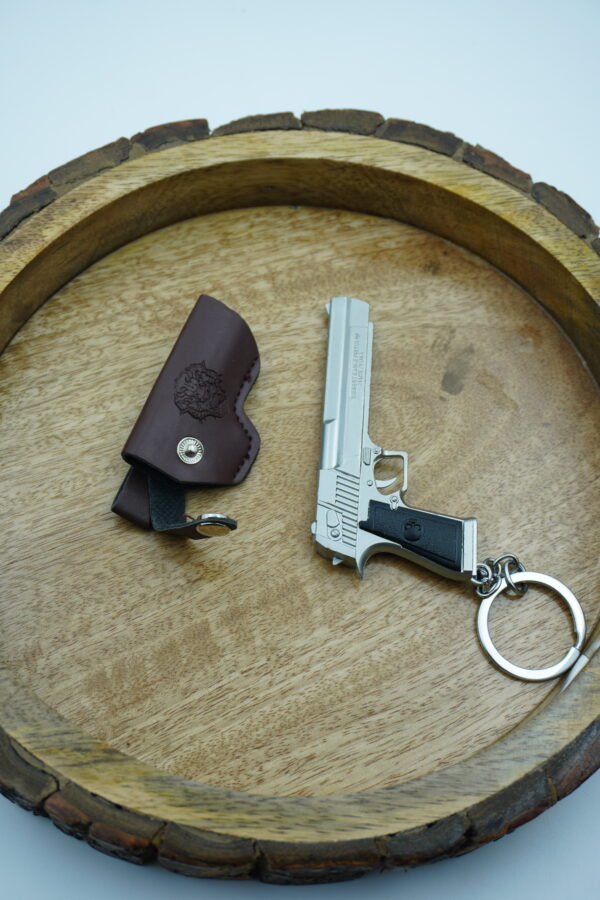 Gun-Shaped Keychain