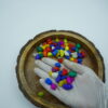 multicolor pebbles stones