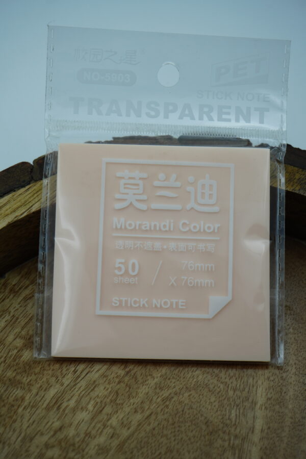 Transparent Sticky Notes / Memo Pad