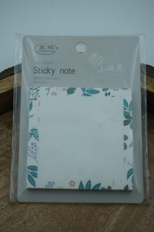 Floral Sticky Notes / Memo Pad
