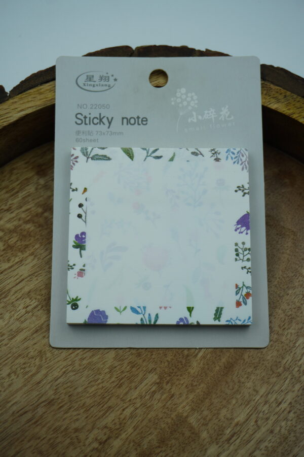 Floral Sticky Notes / Memo Pad
