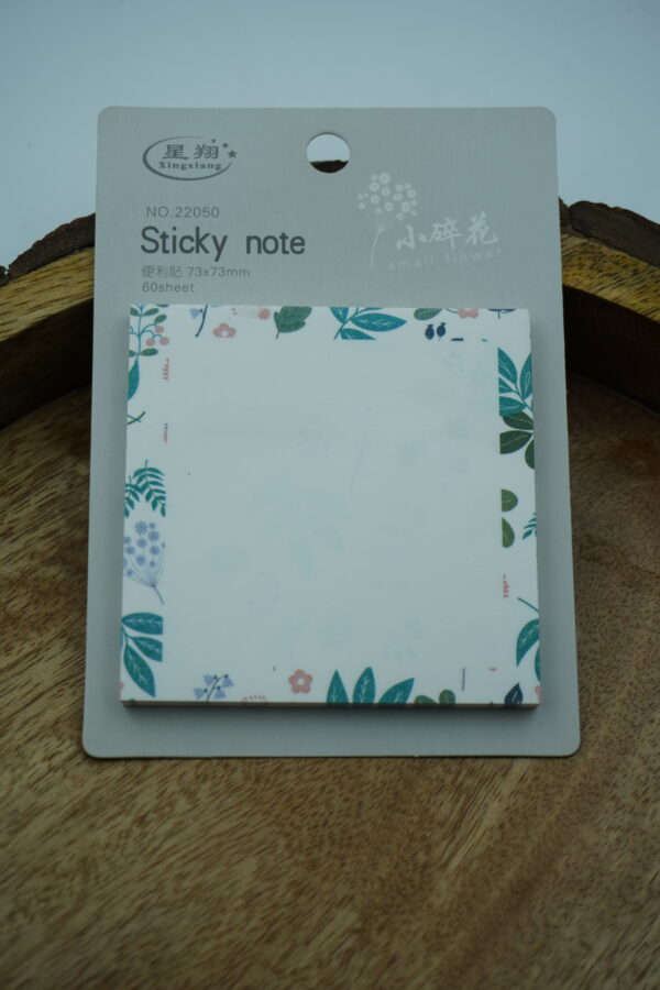 Floral Sticky Notes / Memo Pad