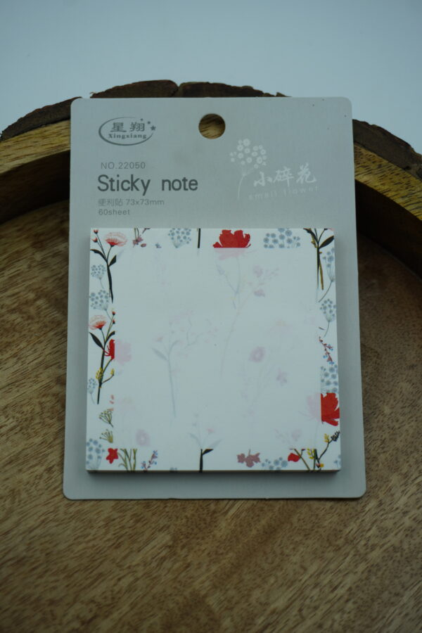 Floral Sticky Notes / Memo Pad