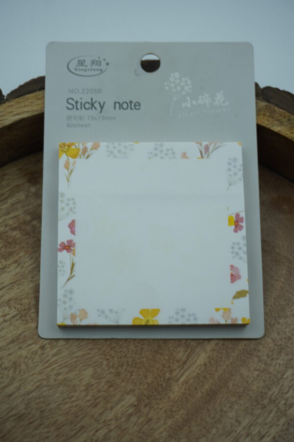Floral Sticky Notes / Memo Pad